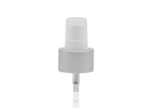 China Matte Silver Aluminum Closure Pump Mister Sprayer 24mm 0.2ml Dosage Longlife wholesale