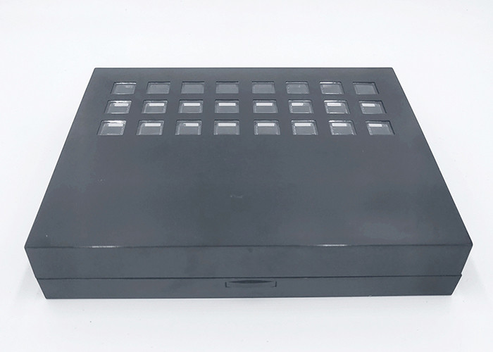 Multi Grid Black Color Custom Empty Eyeshadow Palette 3 Layers Designed