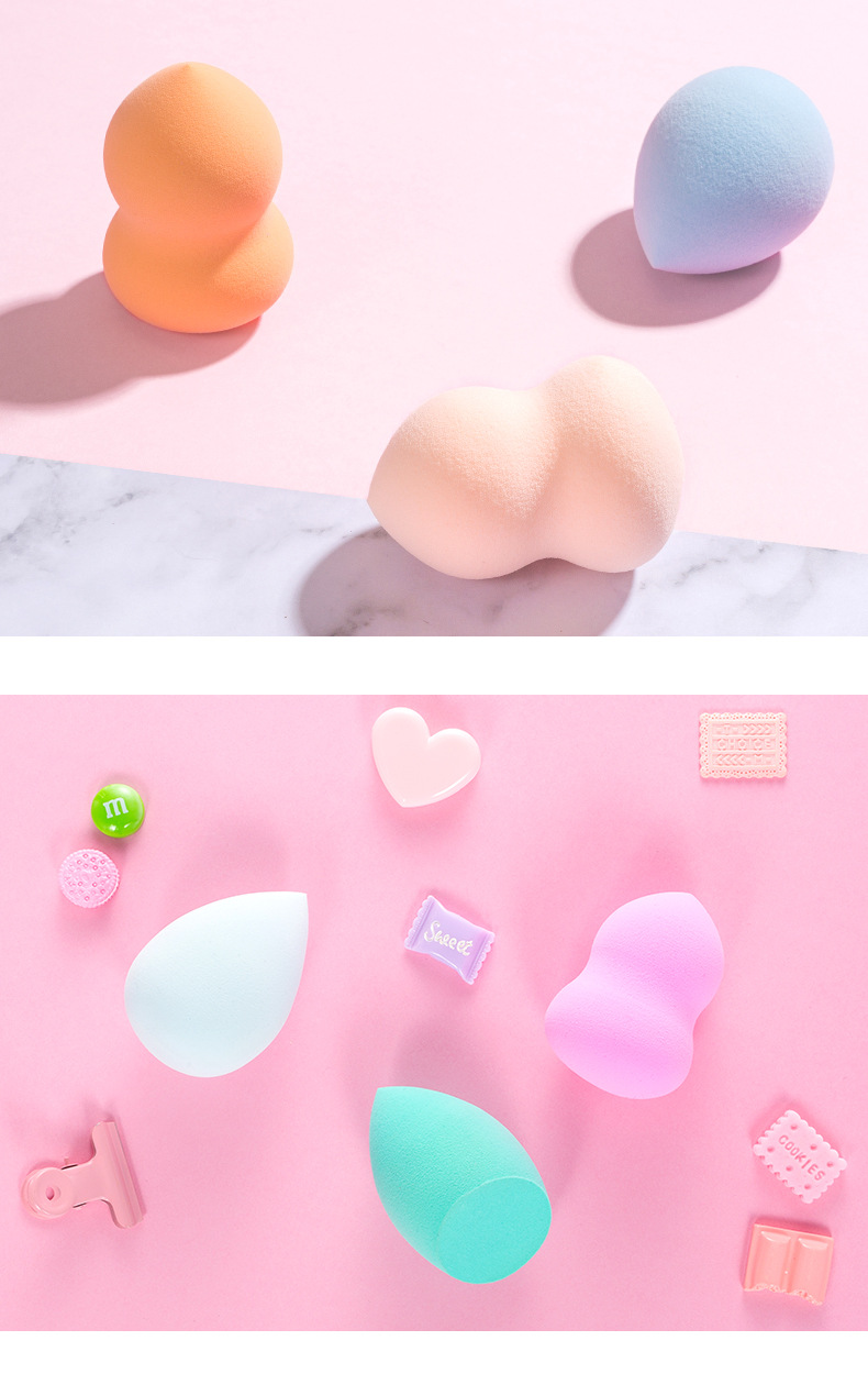 Non Latex Polyurethane Basic Makeup Tools 40*60mm Makeup Sponge Holder