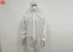 Sms Breathable White Blue 50gsm 55gsm Disposable Coveralls Suit