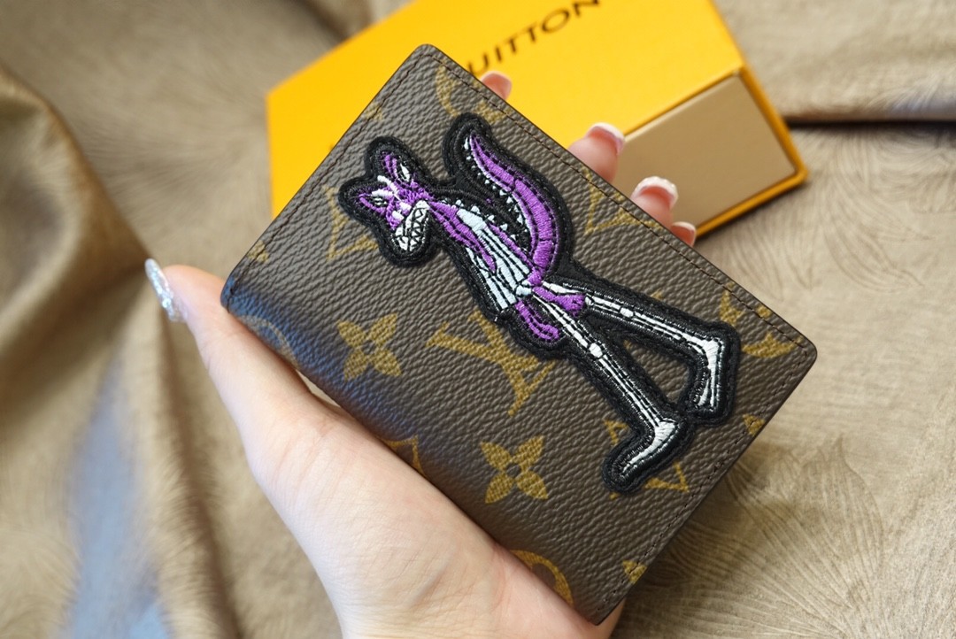 Cartoon Embroider Luxury Brand Wallet