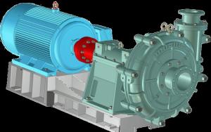 China Industrial 30kw Horizontal Slurry Pump Anti Abrasion 100ZBD-400 wholesale