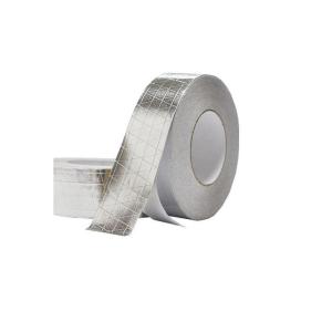 China Heat Reflection Aluminum Foil Fiberglass Cloth Heat Insulation Waterproof Adhesive wholesale