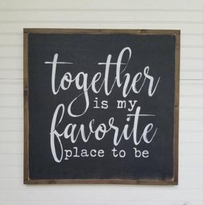 China Blackboard Wooden Plank Plaque , Wall Hanging Painted Wooden House Signs wholesale
