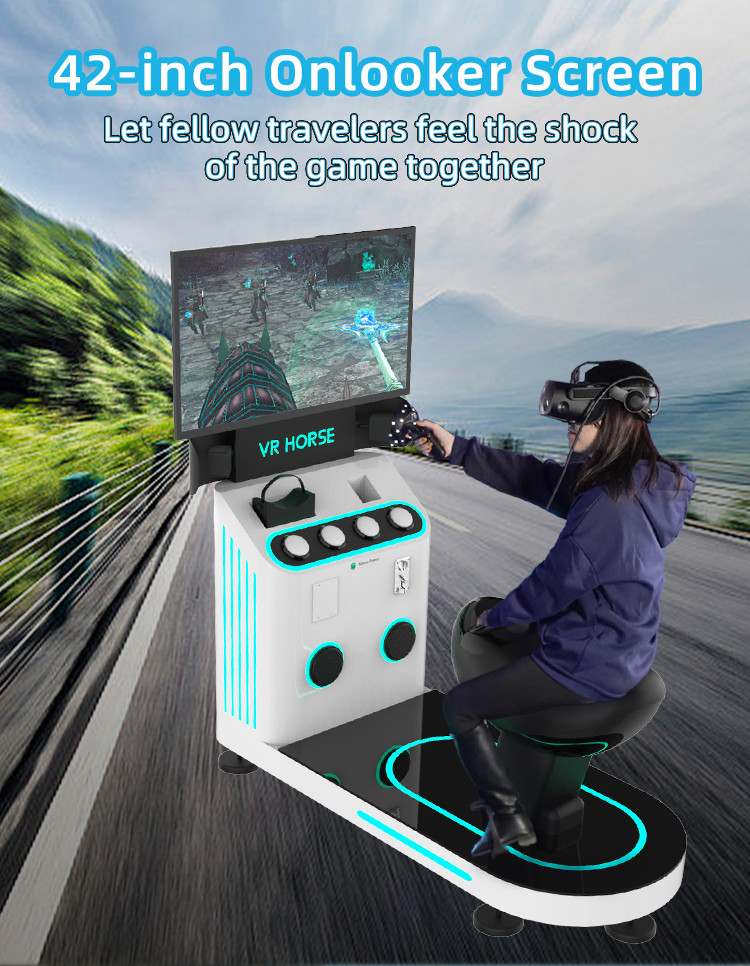 Horse Riding Simulator Virtual Reality Simulator Horse Ride Vr Game Machine Coin Games Amusement Park Rides Equipment