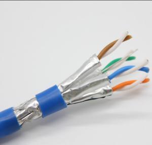 China 500MHz SFTP Double Shielded Pure Copper Cat6A LAN Cable wholesale