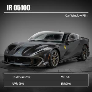 China IR 05100 Nano Ceramic Tint Car Window Film For Automotive Glass Solar Protection wholesale