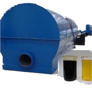 China 5ton 10ton 20ton Waste Tire Oil Refining Plant Distillation Machine wholesale