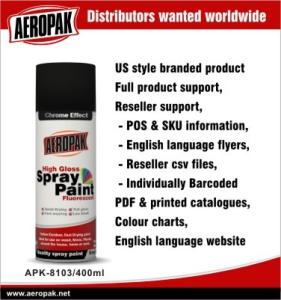 China Fast Dry Car Acrylic Spray Paint Cans , Flexible And Strong Adhesive wholesale