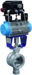 DN25 Carbon Steel Segment Ball Valve Designed For Corrosion-Resistant Applicatio