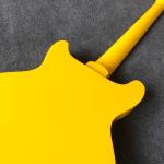 Wholesale and Hot selling OEM studio electric guitar yellow color one piece
