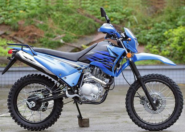 Disk / Drum Break Type Dirt Bike Style Motorcycle , Lightweight Off Road