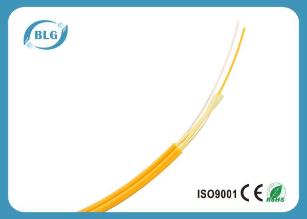 SM Multimode Duplex 2 Fiber Optic Cable 1000 Feet , Yellow Fiber Optic Audio