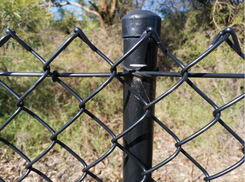 Industrial Security 9 Gauge 50x50mm Green Coated Chain Link Fence 8Ft