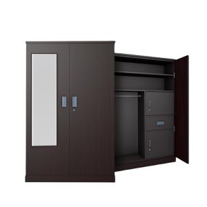 China Aluminum Alloy Commercial 0.6mm 2 Door Closet Cabinet wholesale