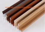 Fashionable Aluminum Sectional Picture Frames Heat Transfer Printing Wood Grain