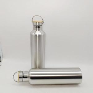 China 17oz 25oz Handle double insulated stainless steel water bottle Leakproof Lid Metal wholesale