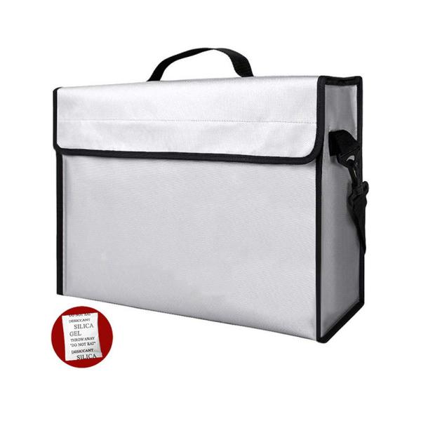 Quality Extra Large Fireproof Bag , Fire Resistant Document Pouch 15x12x5 Inch for sale