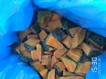 Frozen Sweet Pumpkin Dice, blanched, variety of Ebis, origin of Heilongjiang,