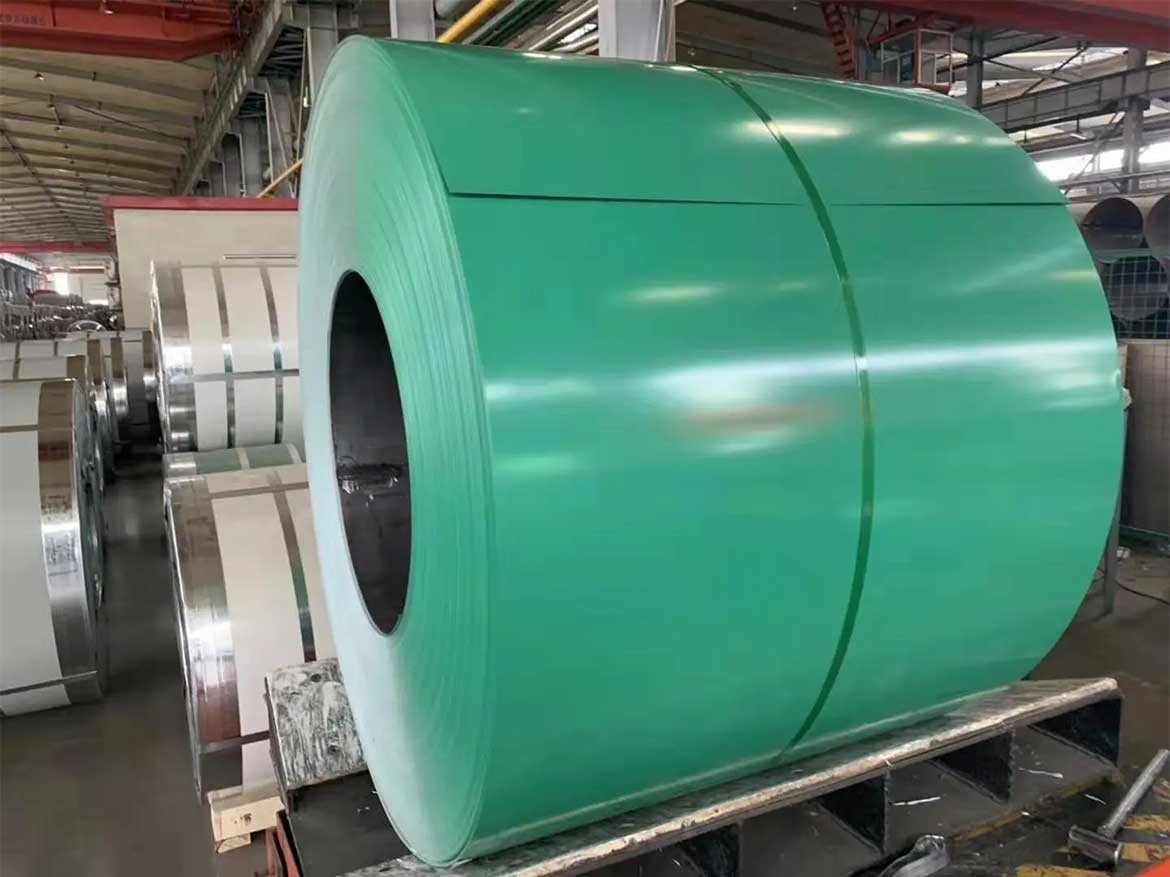 Hot Dip Green Color Prepainted Galvalume Steel Coil