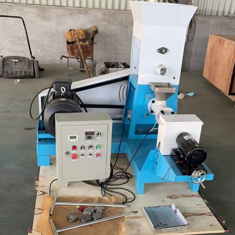 Farming Soybeans Floating Fish Feed Extruder Full Fat Soya Extruding Machine