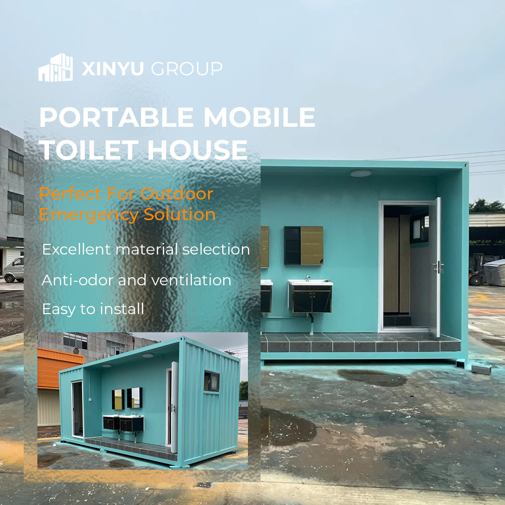 Environmentally Friendly Australia Standard White or Customized Color Outdoor Household Construction Site Assembly Toilet