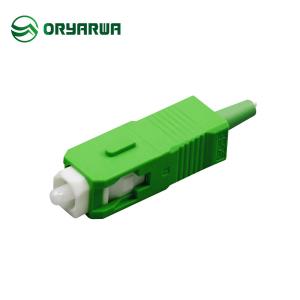 China 20mm Boot SC Single Mode Connector 0.9mm Fiber Optic Connectors wholesale