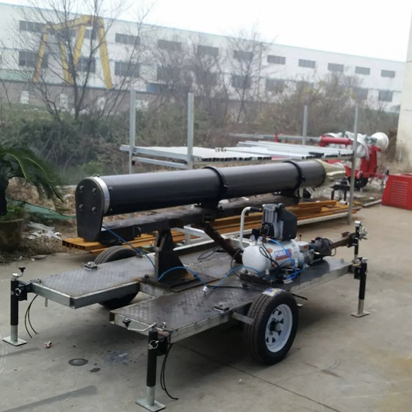 15m mast trailer mounted