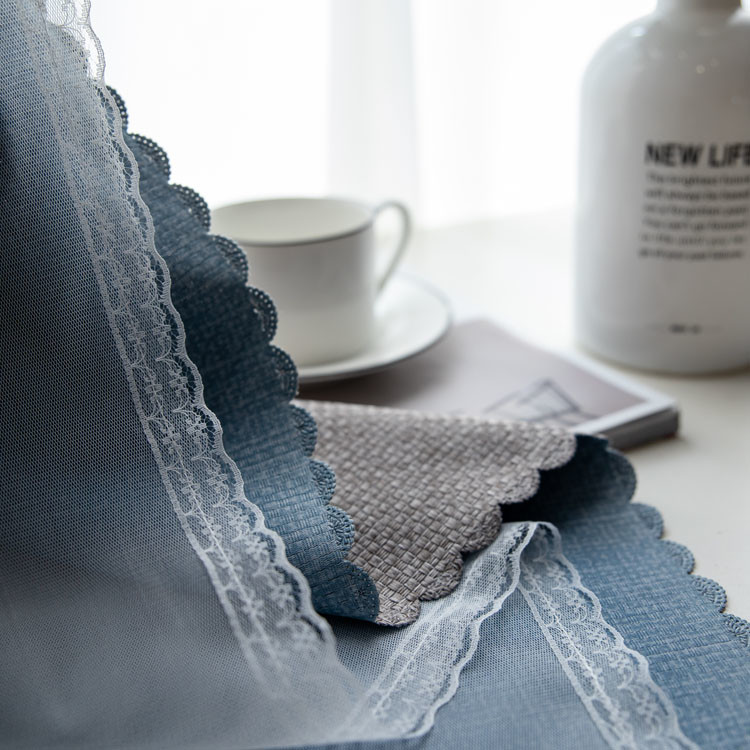 Luxury Linen Cotton Textile Polyester Curtain Fabric Soft Breathable