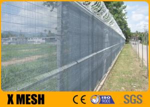 China Hot Galvanized 358 Anti Climb Fence 3300mm Black Powder Coated wholesale