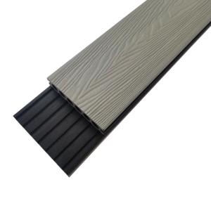 China Scratch Resistance 3D Embossed Outdoor Deck WPC Exterior wholesale