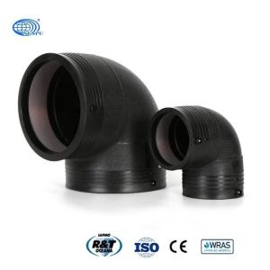 China ISO4427 SDR17 Plastic Pipe Fitting 90 Degree HDPE Electrofusion Elbow wholesale