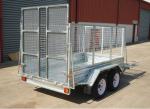 9" × 5" Tandem Axle Lawn Mowing Trailer , Lawn Maintenance Trailers Double Axle