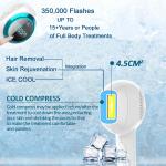 350000 Pulses 24V 1.9A Ipl Laser Hair Removal Device