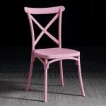 Pub Medieval White Plastic Dining Chairs Adjustable Plastic Restaurant Chairs