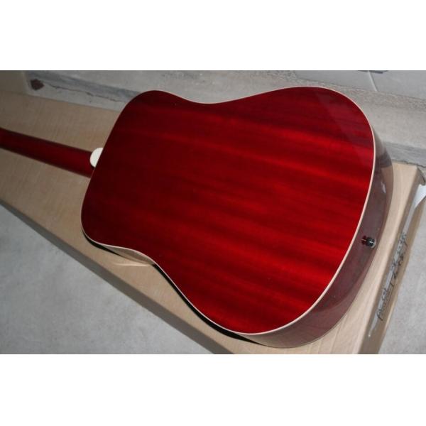2018 New Cherry Red Chibson Dovo acoustic guitar Cherry burst GB dove electric acoustic guitar Red Dovo acoustic