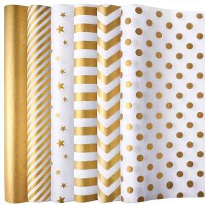 China Customized Glitter Gift Wrapping Paper Recyclable OEM / ODM wholesale