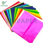 17gsm Colorful Tissue Wrapping Paper For Fruits Packing 50 x 70cm Lightweight