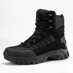 Durable Outdoor Hiking Breathable Leather Botas Men Safety Camo Style Boots for
