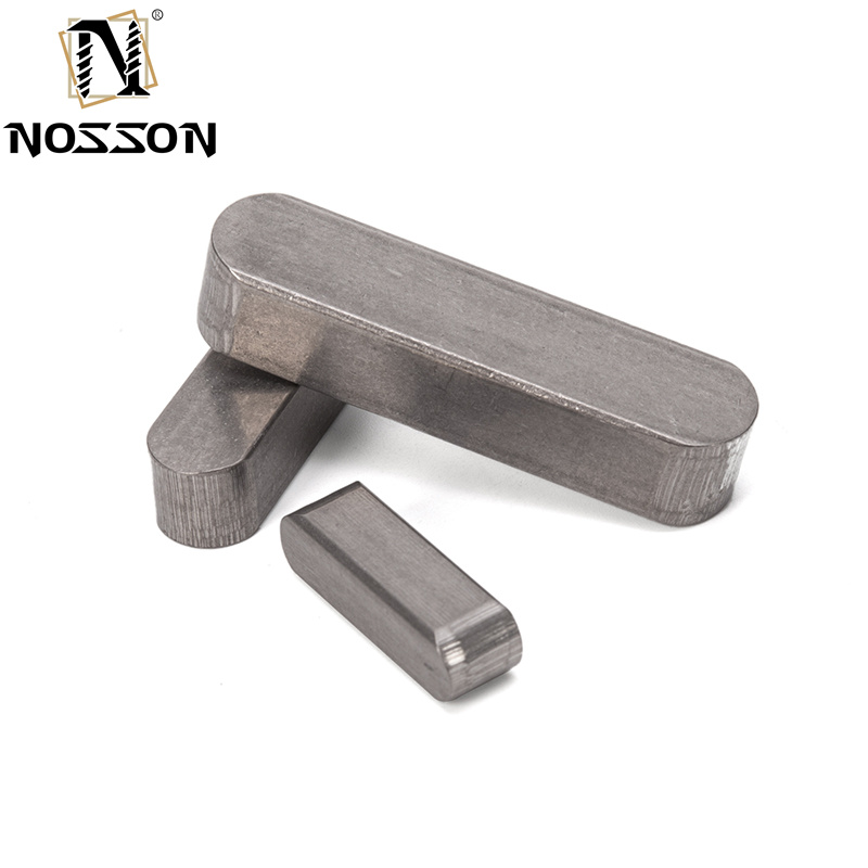 Galvanized DIN 6885 Type A B C Stainless Steel 304 316 Flat Keys for Metric Measurement System m3 m4 m5 m6 m8 m10 m12