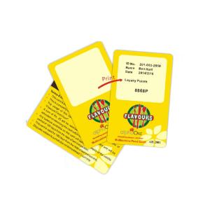 China ISO14443A Smart IC Card 58mm×89.6mm 100000 Times Rewritable wholesale