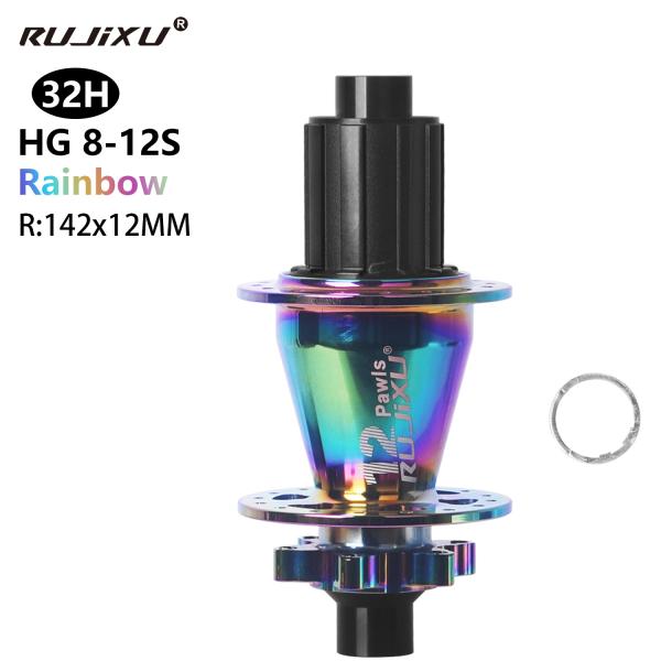 32H Spoke Hole Bicycle Hubs Bicycle Rim Hub 12 Claw Ratchet And 5 Peiling