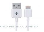 5.0 V Apple Original Lightning Cable , 8 Copper Connector Iphone Lightning Cable