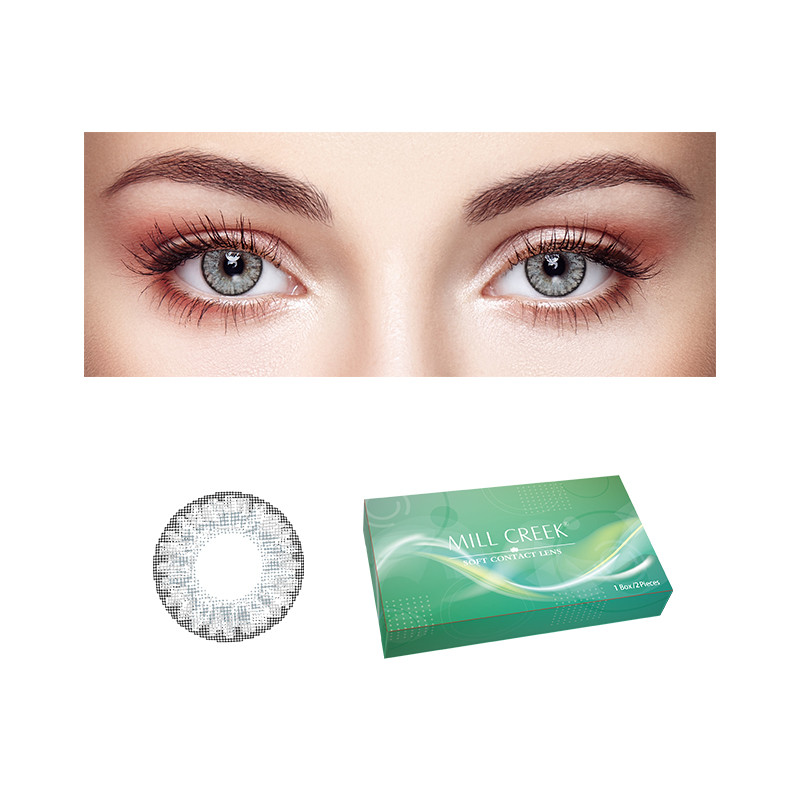 Soft Circle Prescribed Colored Contacts 3 Tone Pure Hazel Contacts