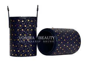 China Fashion Professional makeup brush cylinder Cosmetic Brush Container New wholesale