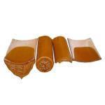 Frost Resistant Dragon Design Chinese Temple Roof Tiles Glazed Gold Yellow
