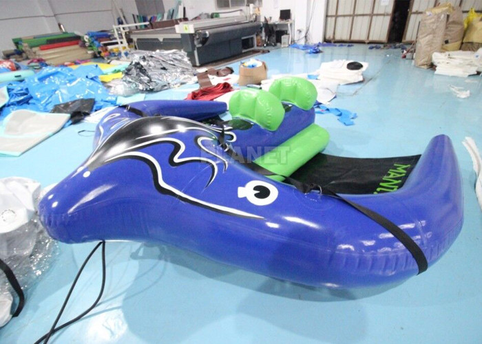 ASTM 0.9mm PVC Inflatable Towable Tube For Two People