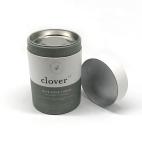 Cardboard Paper Tube Food Packaging With Metal Lid CMYK Color Logo Embossed
