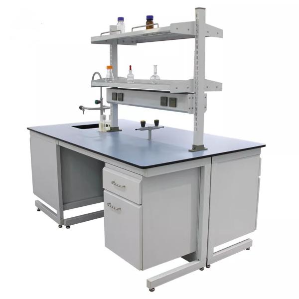 Fireproof Laboratory Wall Bench Physiological Board Island Lab Bench With