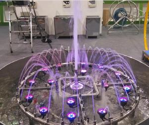 China Portable Home 1.5M Garden Musical Fountain Project wholesale